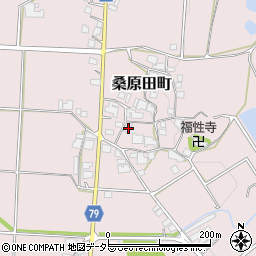 兵庫県加西市桑原田町450周辺の地図