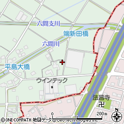 静岡県藤枝市平島1166周辺の地図
