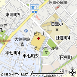 三菱ＵＦＪ銀行ピアゴ碧南東店 ＡＴＭ周辺の地図