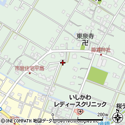 静岡県藤枝市平島47周辺の地図