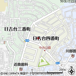 大阪府高槻市日吉台四番町8-7周辺の地図