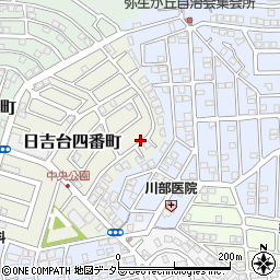大阪府高槻市日吉台四番町11周辺の地図