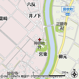 愛知県西尾市上永良町宮西12周辺の地図