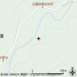 雪田川周辺の地図