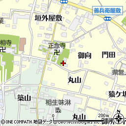 愛知県西尾市上町下屋敷47周辺の地図