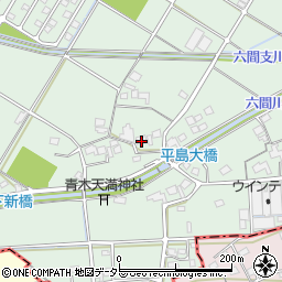 静岡県藤枝市平島1134周辺の地図