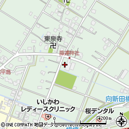 静岡県藤枝市平島122-1周辺の地図