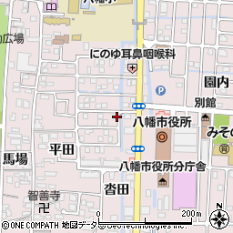京都府八幡市八幡（三本橋）周辺の地図