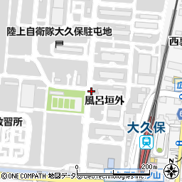 京都府宇治市広野町風呂垣外周辺の地図