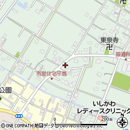 静岡県藤枝市平島16周辺の地図
