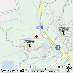 三重県亀山市白木町1991周辺の地図