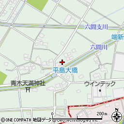 静岡県藤枝市平島1098周辺の地図