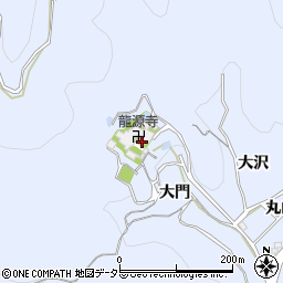 愛知県豊川市萩町大門周辺の地図