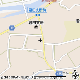 広島県三次市君田町東入君589周辺の地図