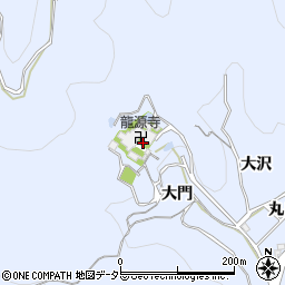 愛知県豊川市萩町（大門）周辺の地図