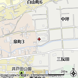 愛知県常滑市樽水中坪230周辺の地図