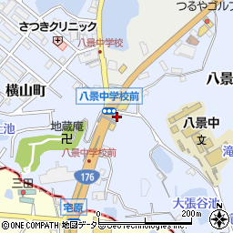 兵庫県三田市八景町1495周辺の地図