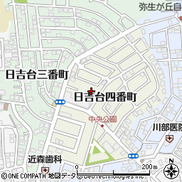 大阪府高槻市日吉台四番町8-3周辺の地図