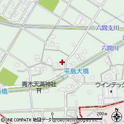 静岡県藤枝市平島1135周辺の地図