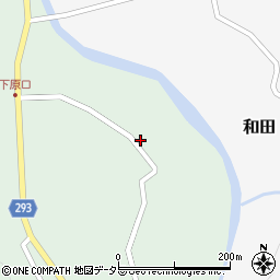 島根県邑智郡邑南町原村448周辺の地図