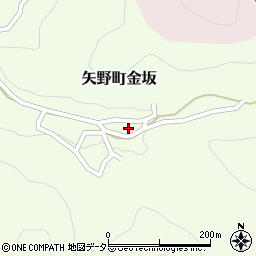 兵庫県相生市矢野町金坂313周辺の地図