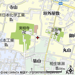 愛知県西尾市上町下屋敷27周辺の地図