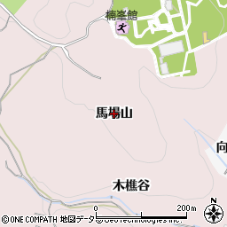 京都府八幡市八幡馬場山周辺の地図