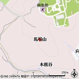 京都府八幡市八幡（馬場山）周辺の地図