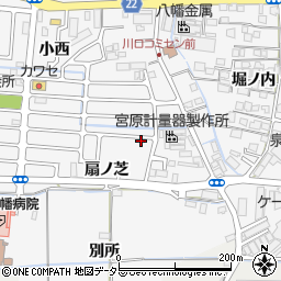 京都府八幡市川口東扇6周辺の地図