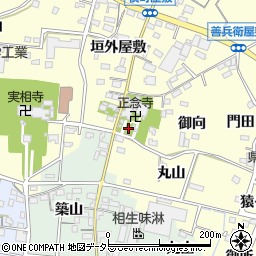 愛知県西尾市上町下屋敷37周辺の地図