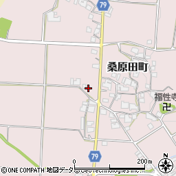 兵庫県加西市桑原田町383周辺の地図
