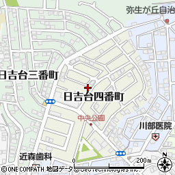 大阪府高槻市日吉台四番町5-42周辺の地図