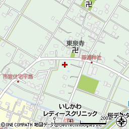 静岡県藤枝市平島23周辺の地図