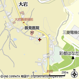 大阪府茨木市大岩558-3周辺の地図