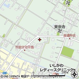 静岡県藤枝市平島19周辺の地図