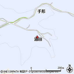 愛知県豊川市萩町油田周辺の地図