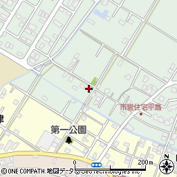 静岡県藤枝市平島1701周辺の地図