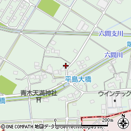 静岡県藤枝市平島1035-3周辺の地図