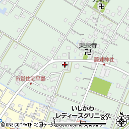 静岡県藤枝市平島22周辺の地図