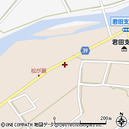 広島県三次市君田町東入君666周辺の地図