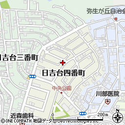 大阪府高槻市日吉台四番町5-43周辺の地図