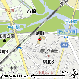焼津市立旭町保育園周辺の地図