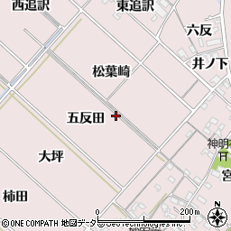 愛知県西尾市上永良町周辺の地図