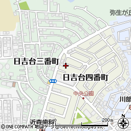 大阪府高槻市日吉台四番町5-52周辺の地図