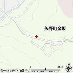 兵庫県相生市矢野町金坂137周辺の地図