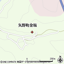 兵庫県相生市矢野町金坂228周辺の地図