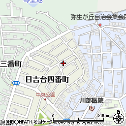 大阪府高槻市日吉台四番町11-4周辺の地図