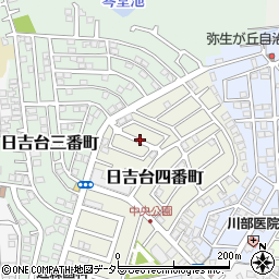 大阪府高槻市日吉台四番町5周辺の地図
