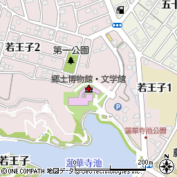 藤枝市郷土博物館・文学館周辺の地図
