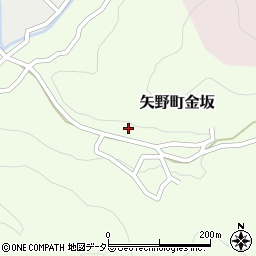 兵庫県相生市矢野町金坂146周辺の地図